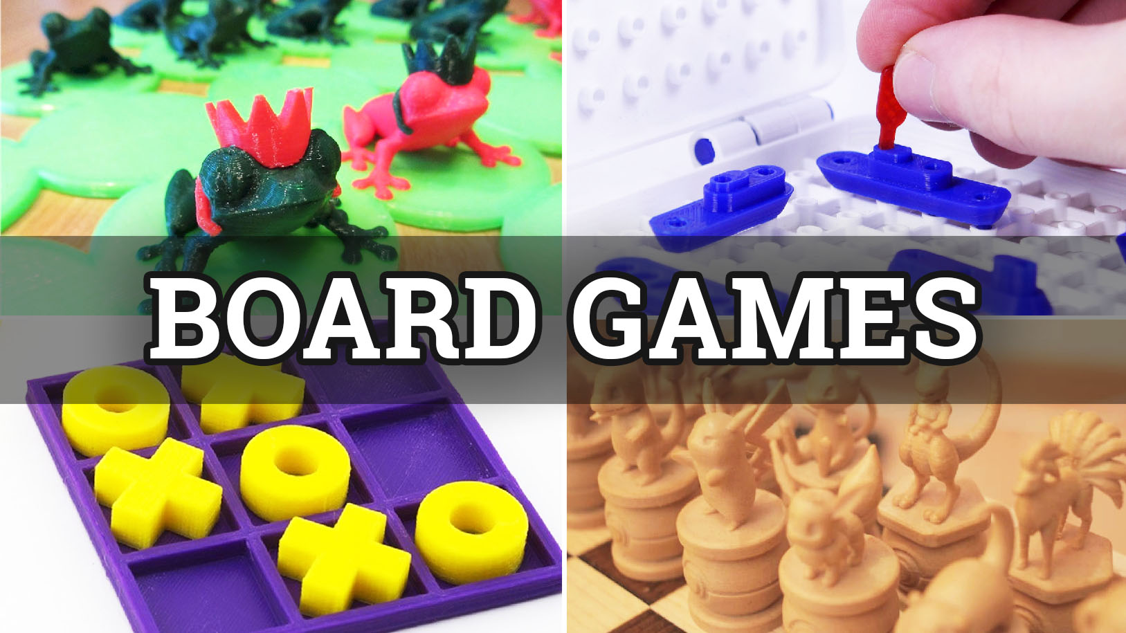 30 Best 3D Printed Board Games