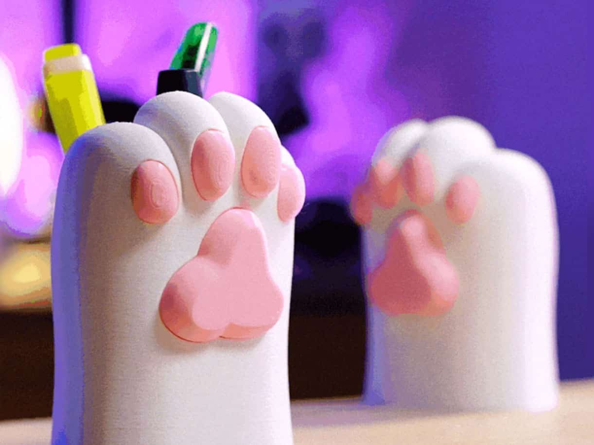 3D Printed Cat Pen Holder​