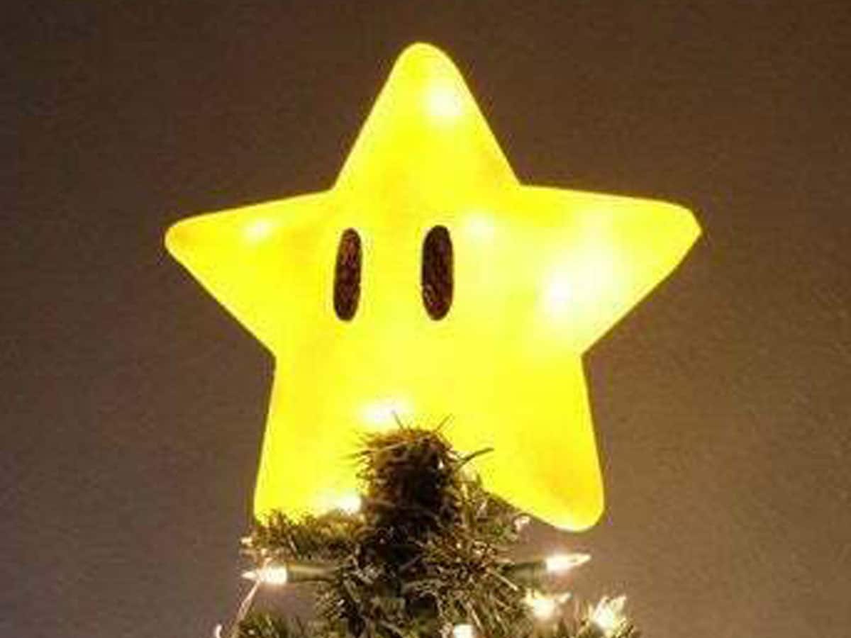 3d printed super mario tree topper
