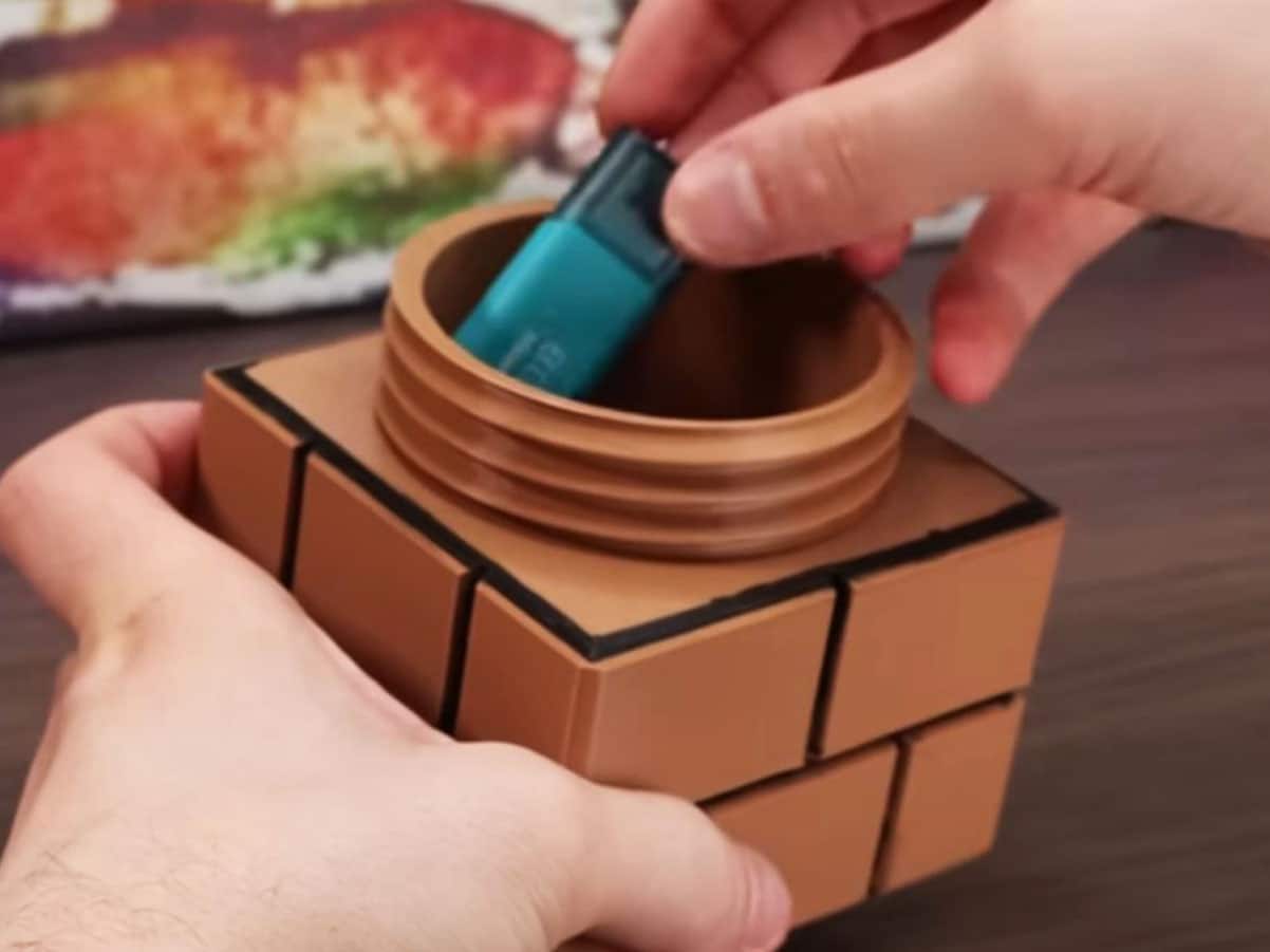 super mario storage box brick