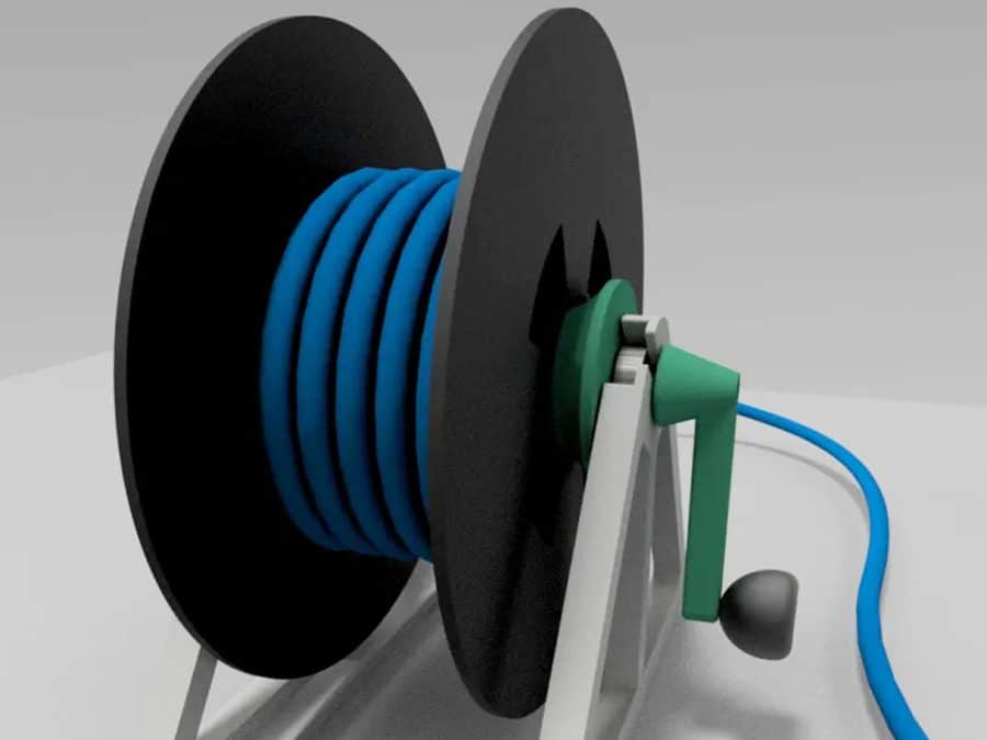 3d printed spool cord winder 3d print