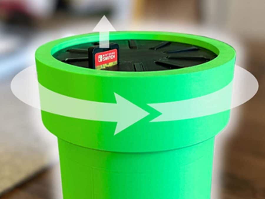 switch game holder warp pipe carousel stl file