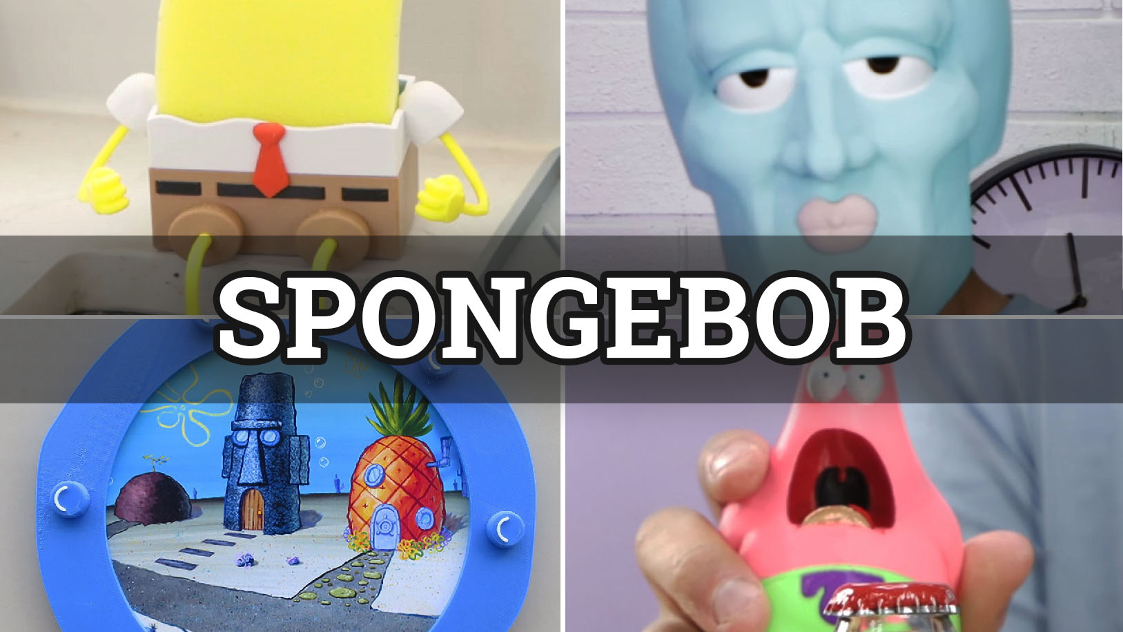 spongebob 3d prints