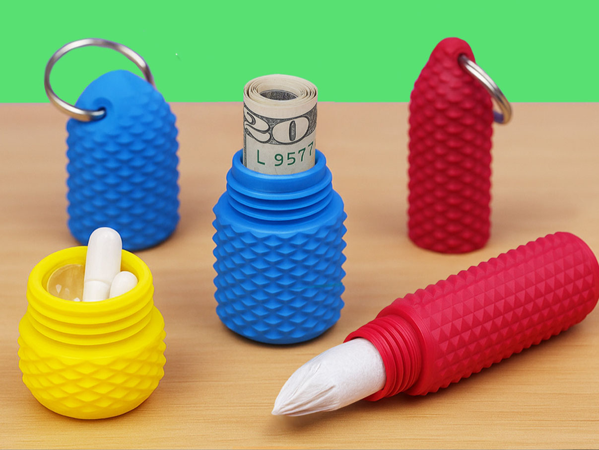 Emergency Stash Keychain 3D Model