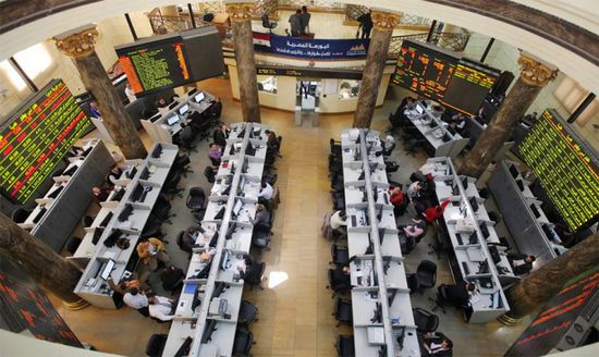 ارتفاع مؤشرات البورصة المصرية بختام جلسة التداولات