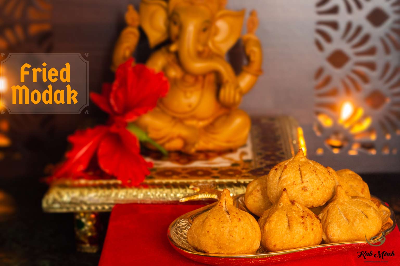 Fried Modak-Talniche Modak - Kali Mirch - by Smita
