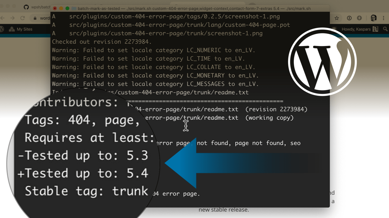 The 408 request timeout error code occurs when a connection with the website is timed out. How to Bulk Update the "Tested up to" Version for WordPress Plugins (Video Blog, WordPress ...