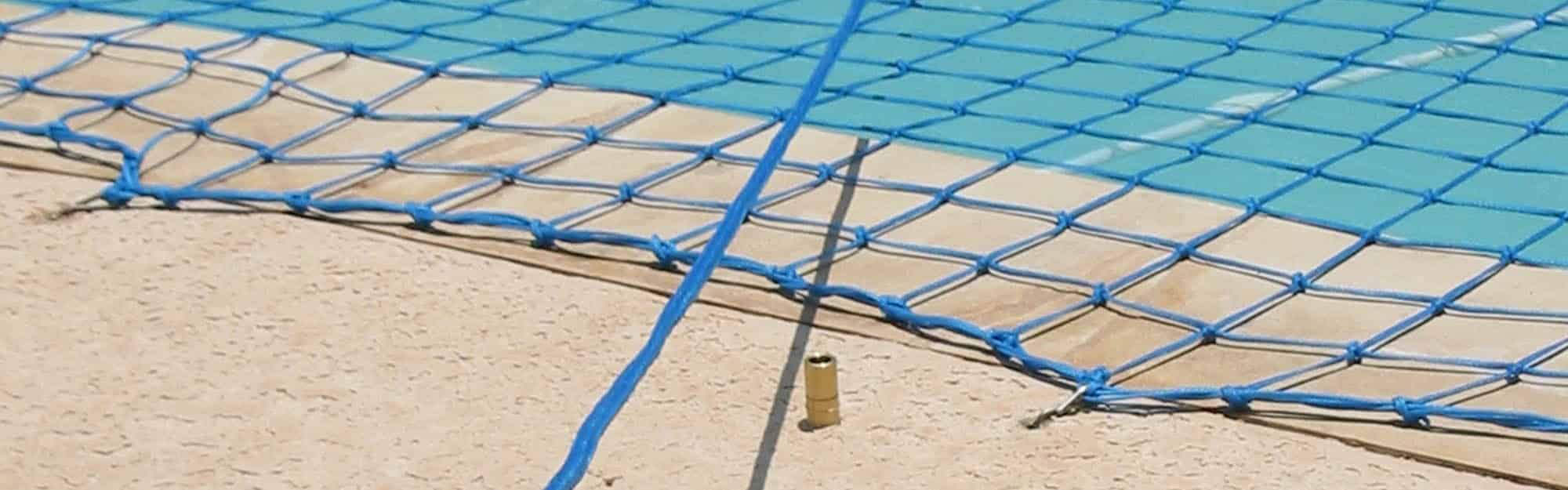 inground Pool Safety Cover Net Installation Katchakid