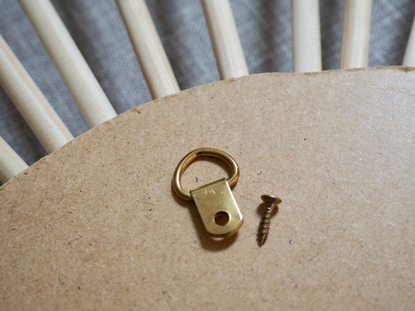How to make a vintage style gold starburst mirror