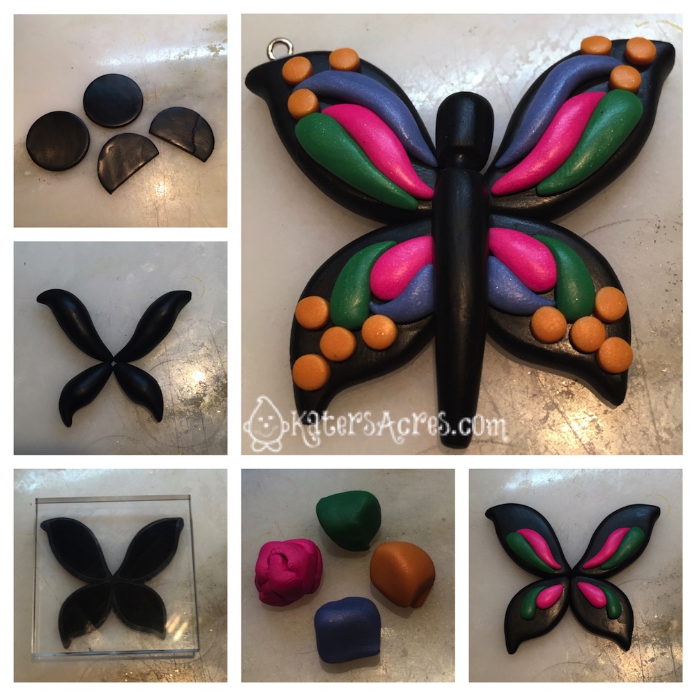 Polymer Clay Butterfly Tutorial by KatersAcres KatersAcres