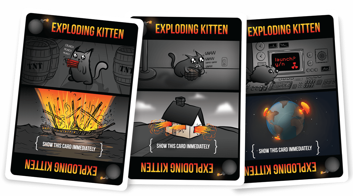Exploding Kittens A Card Game About Kittens And Explosions And 