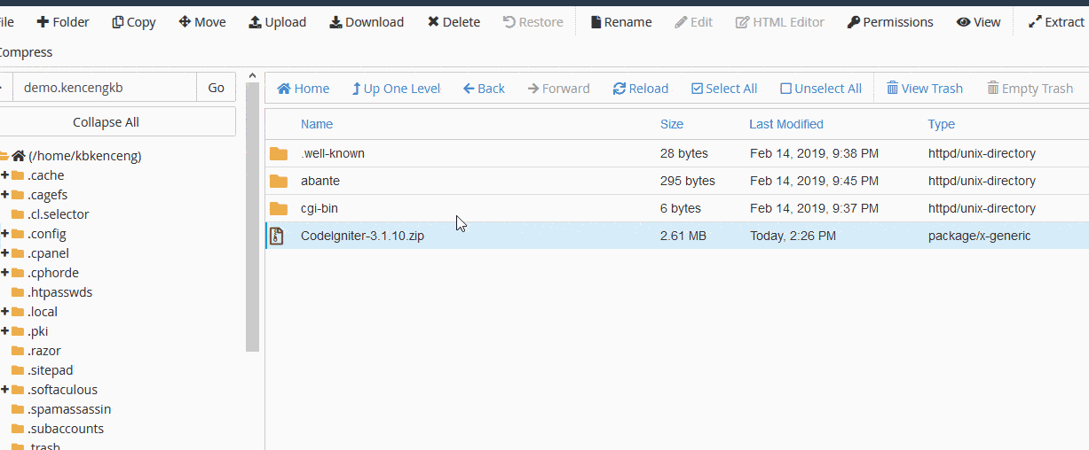 Cara Mengekstrak File Archive ZIP di cPanel - Basis Pengetahuan Kenceng  Solusindo