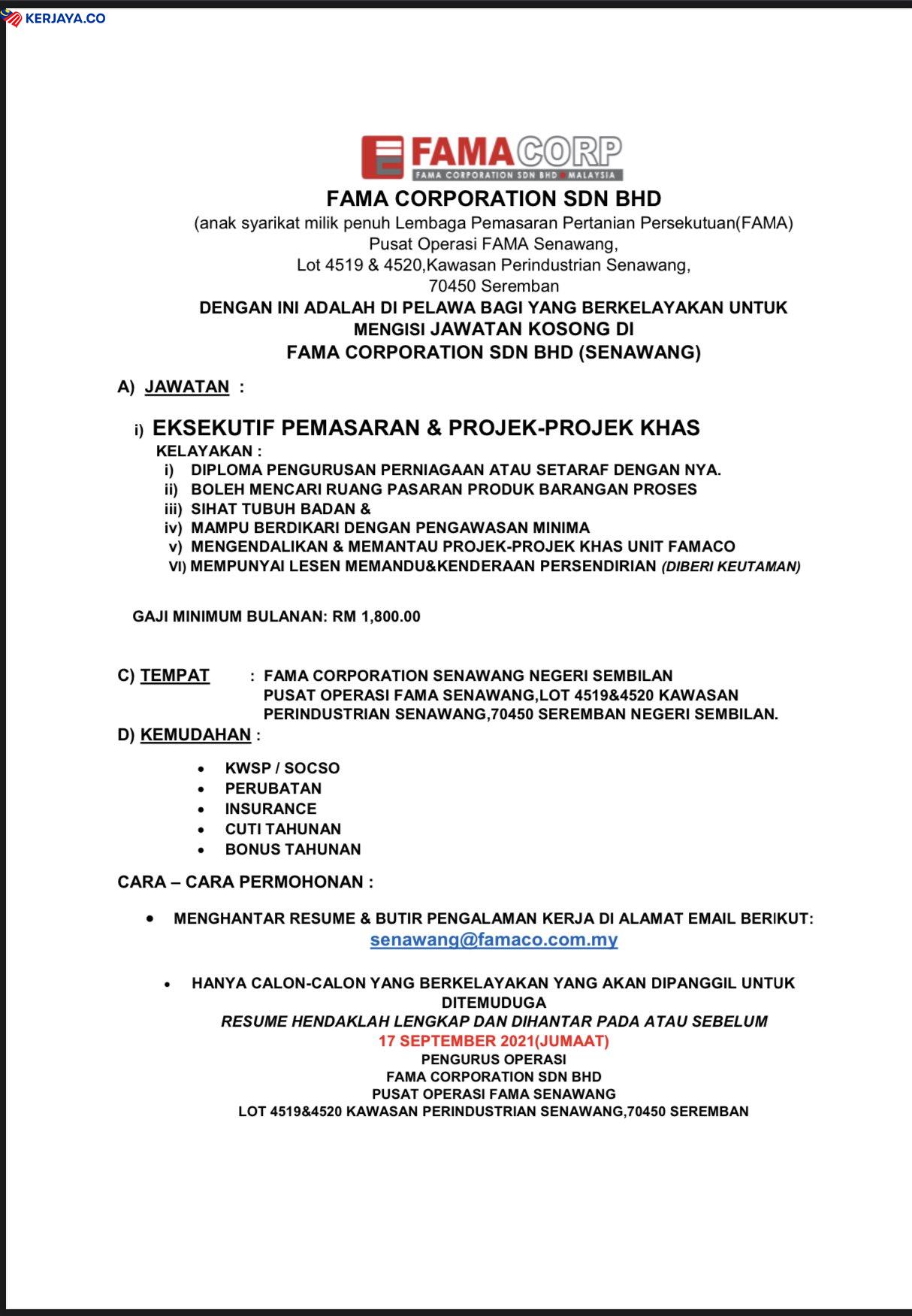 Jawatan kosong food and beverage. E9y Lovuuaafdlx Kerja Kosong Kerajaan