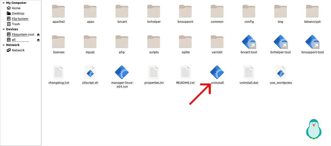 Visit your website page and you will get installation screen as follows. Install WordPress using Bitnami on Linux mint