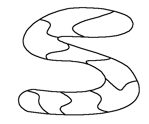 Free printable letter s coloring pages for kids of all ages. Coloring Books by Connected Lines