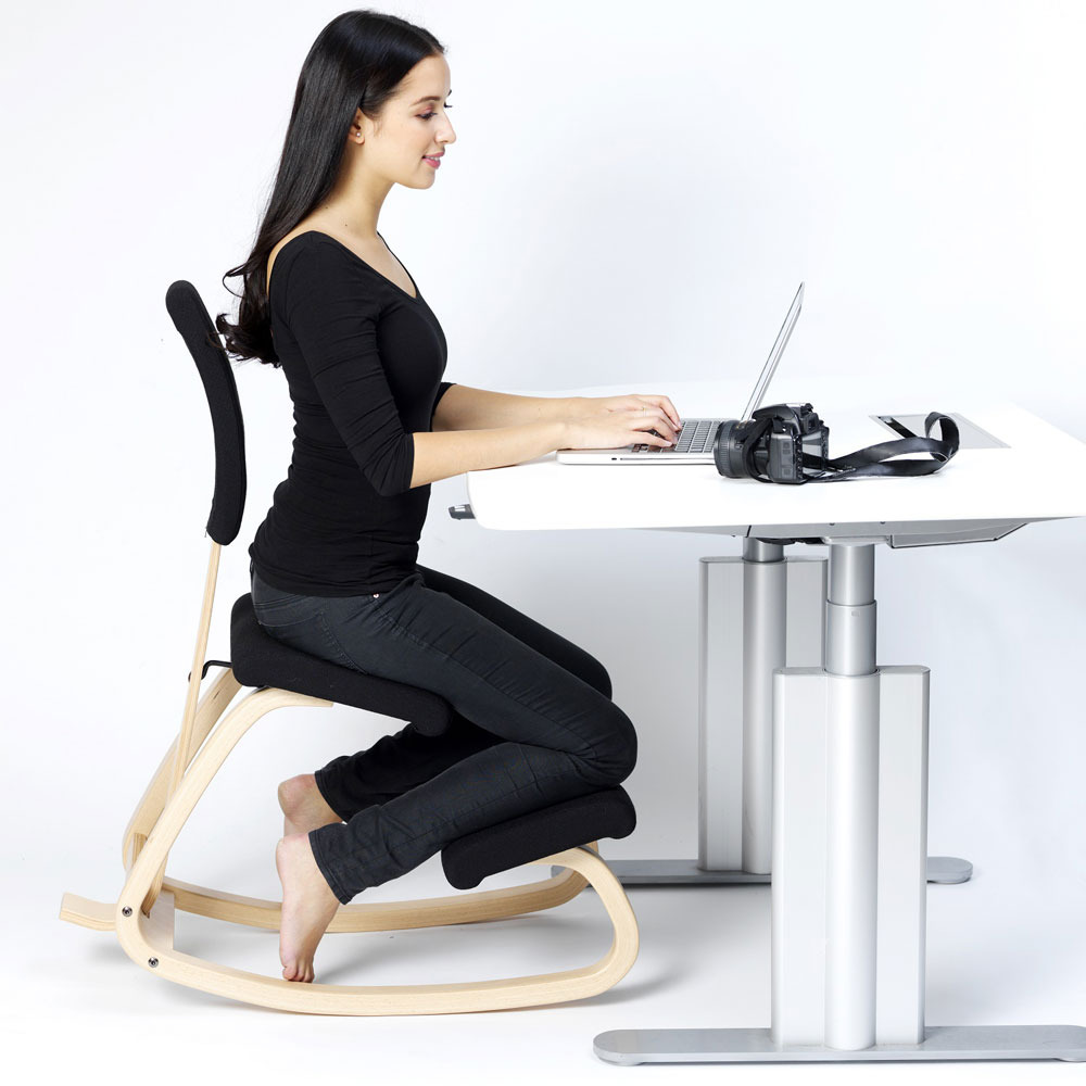 Ergonomisch gestaltete knie stuhl mit zurück und griff büro kniend stuhl ergonomische haltung leder schwarz stuhl mit caster,kaufen sie von verkäufern aus . Der wohl erste Balans Kniestuhl fÃ¼r die richtige