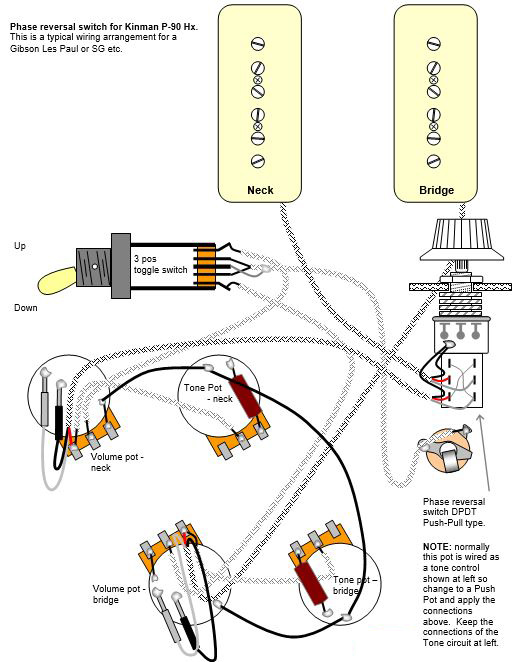 Gibson Les Paul Jr. Wiring Diagram » Schema Digital