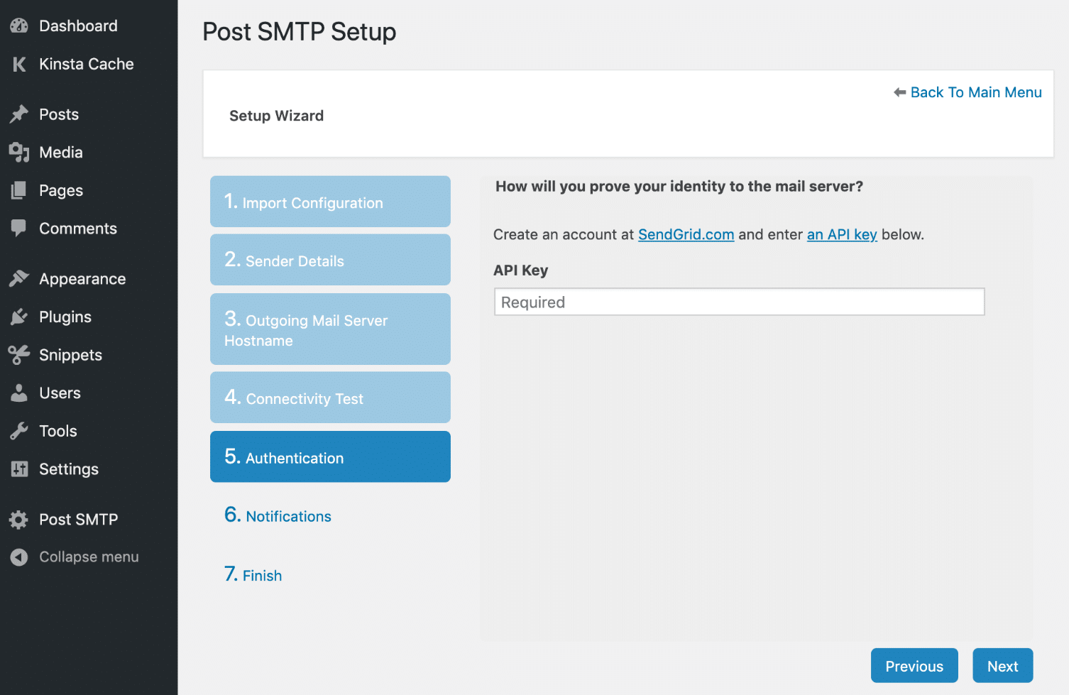 (int), excludes the specified post and all of its descendants from the response. How to Configure SendGrid in WordPress to Send Emails (Step by Step)