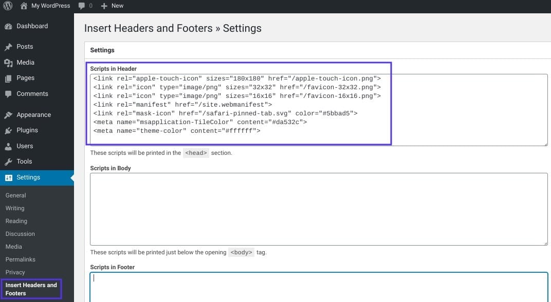 Adding a footer using customize · select widgets from customize menu click on widgets in the menu. How to Add a WordPress Favicon to Your Site (3 Easy Options)