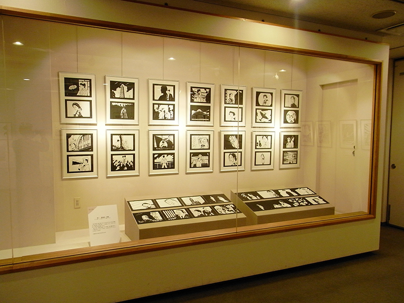 蕨個展会場案内9 2階展示室その3 新 二都物語 挿絵原画 きりえやweb