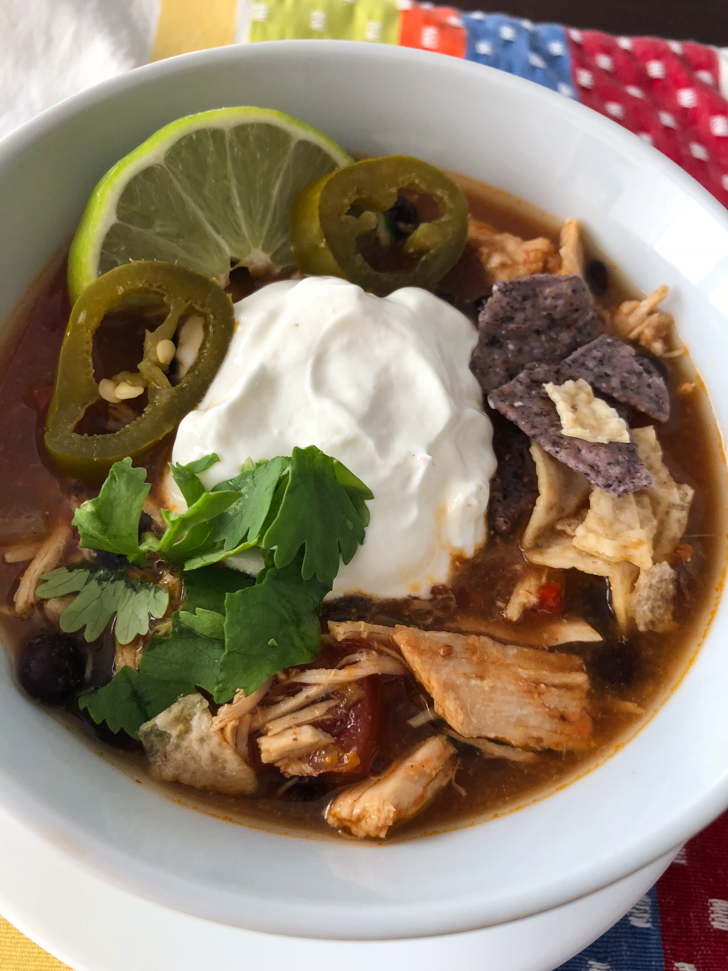 Slow Cooker Chicken Tortilla Soup The Kitchen Docs