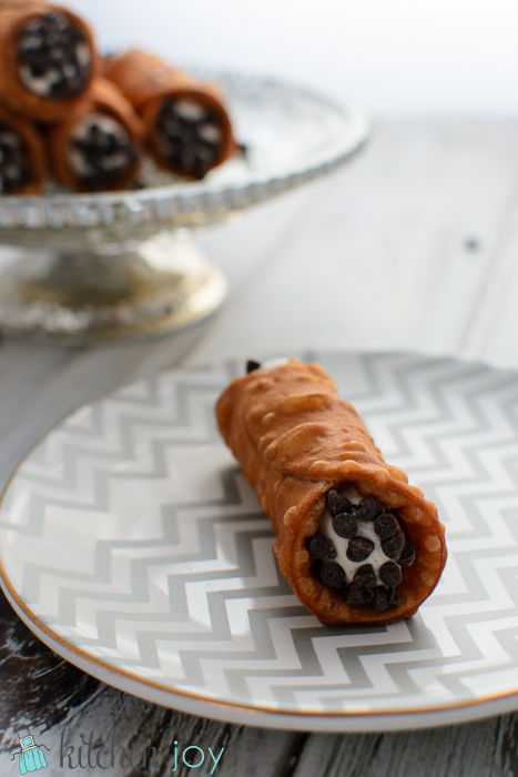 Cannoli with Ricotta-Mascarpone Cream - Kitchen Joy