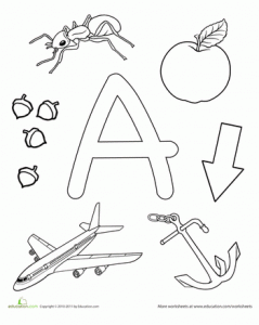17 kid friendly letter a worksheets kittybabylovecom