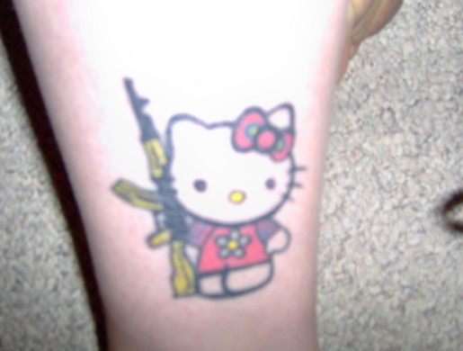 Hello Kitty Assault Rifle Tattoo – Hello Kitty Hell 390_x_515_jpg