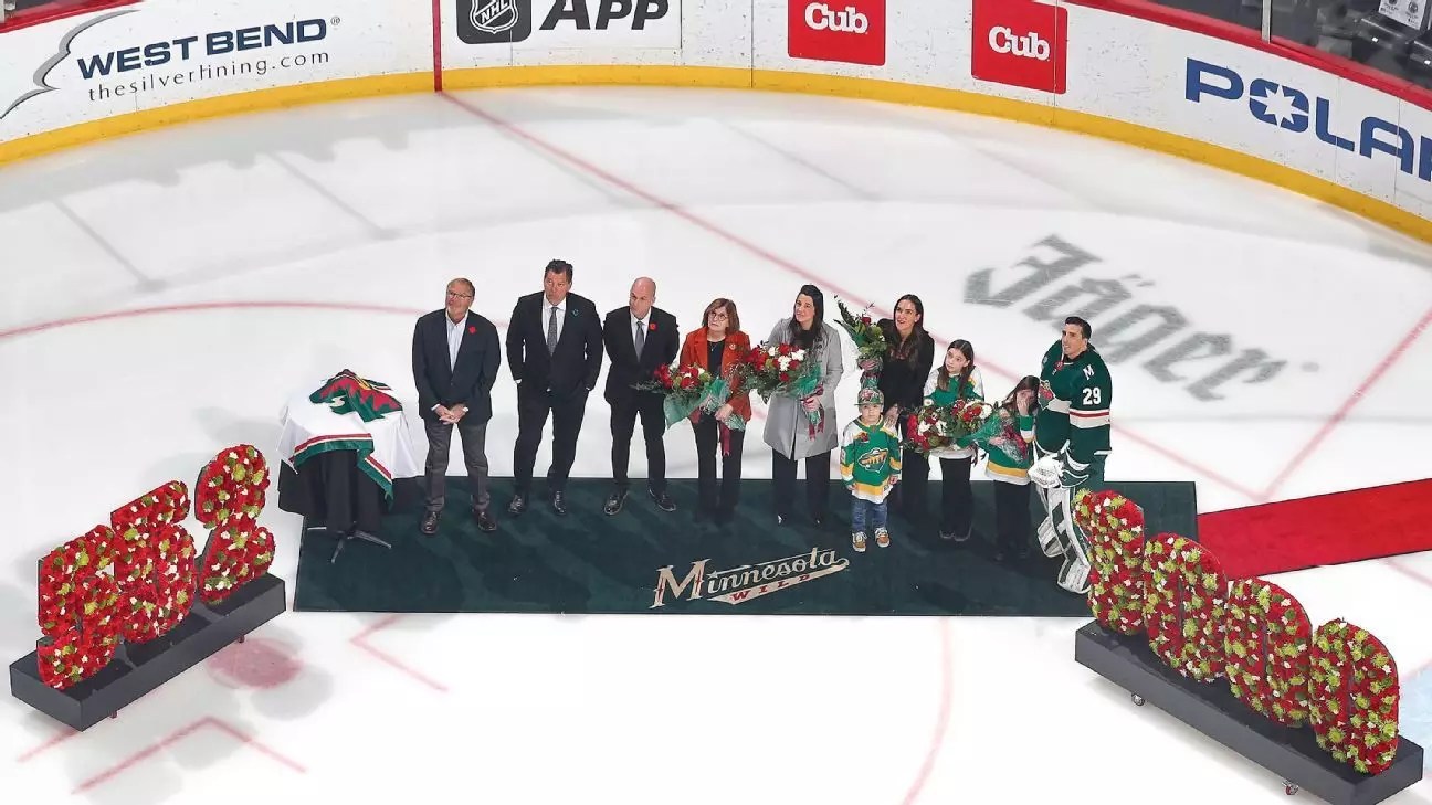 An Exciting Victory for the Minnesota Wild: Fleury Shines in Pre-Game Honoring Ceremony