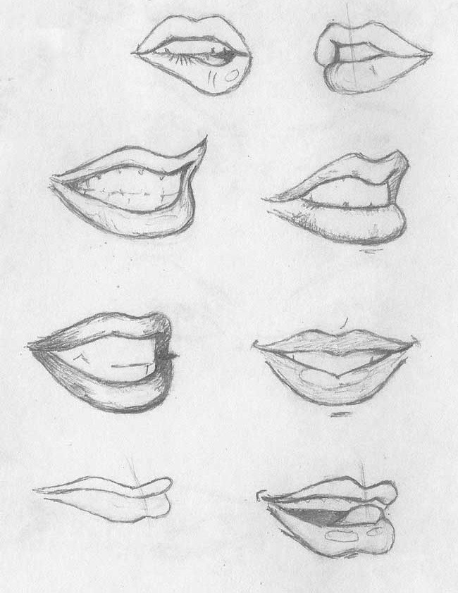 фото нарисованных губ