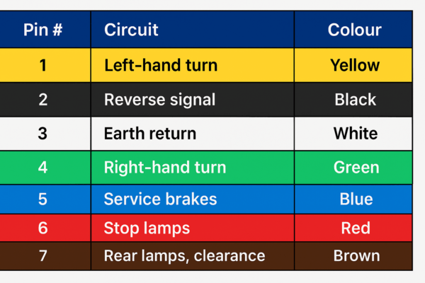 What Is The Color Code For Trailer Wires Kmcable What Is The Color Code For Trailer Wires Kmcable