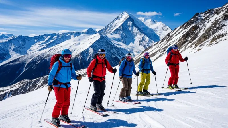 Заснеженные горы с огромными ледниками, которые повсюду окутывает . Ekskursii V Kislovodske 2021 S Gidom Ekskursovodom