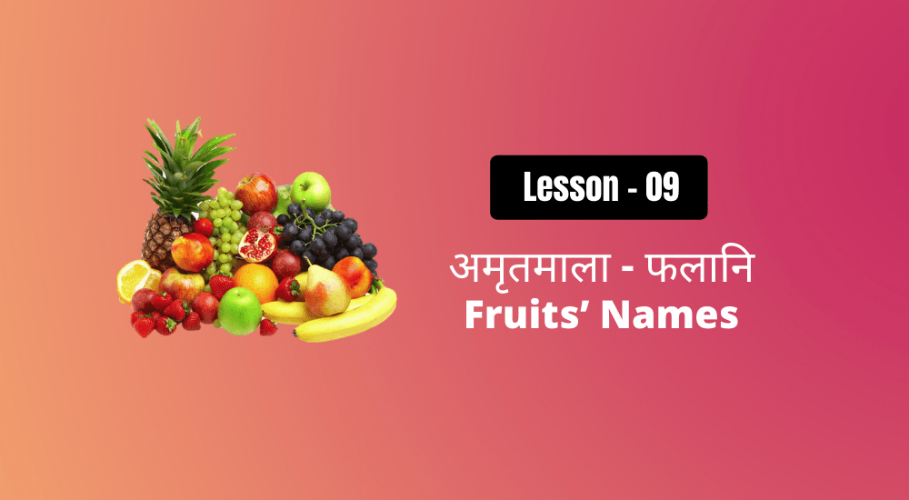 Sanskrit Fruit Names Amritmala 9 फलानि