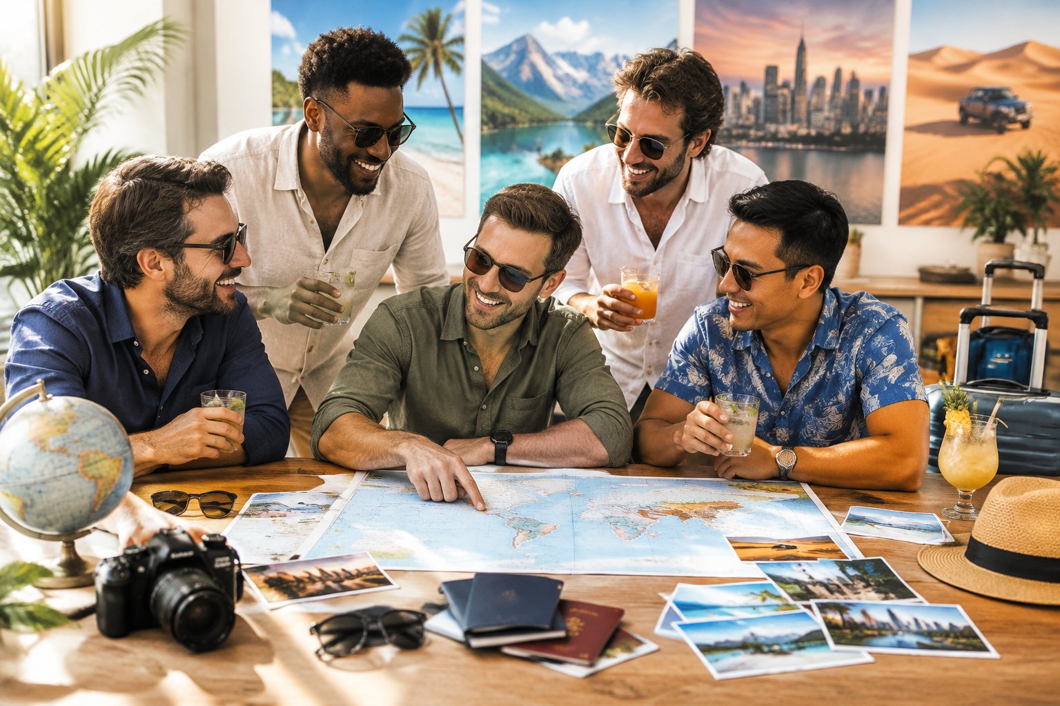 Bachelor Party Destinations Logo Ideas for Every Trip Vibe