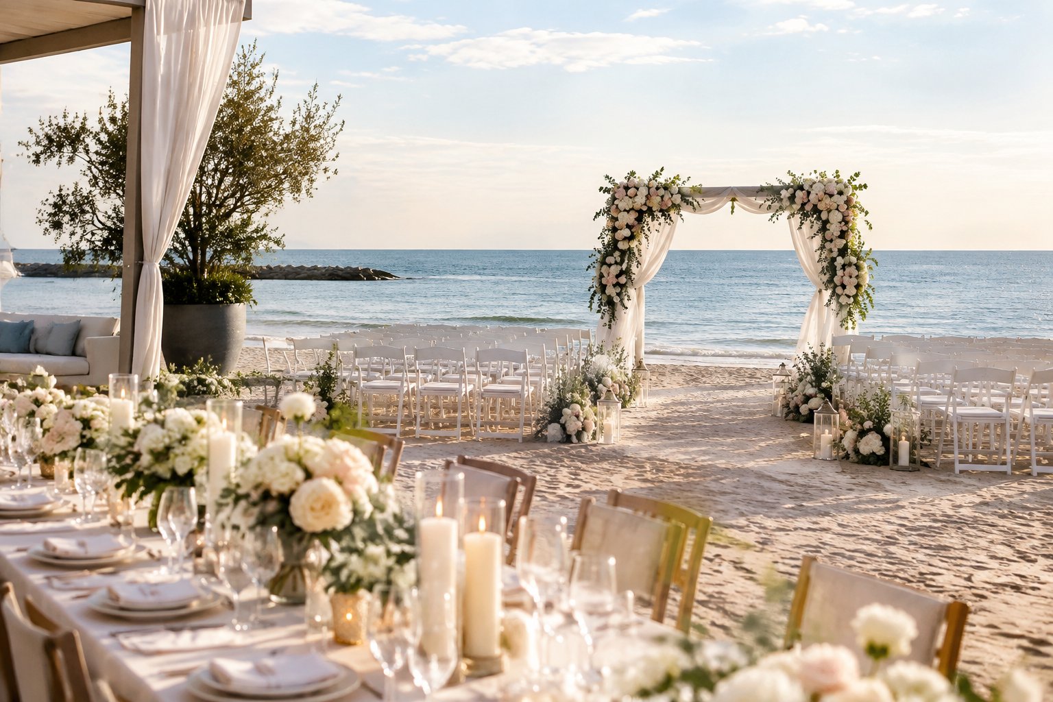 Beach Wedding Venues Yorkville: Waterfront Options Nearby