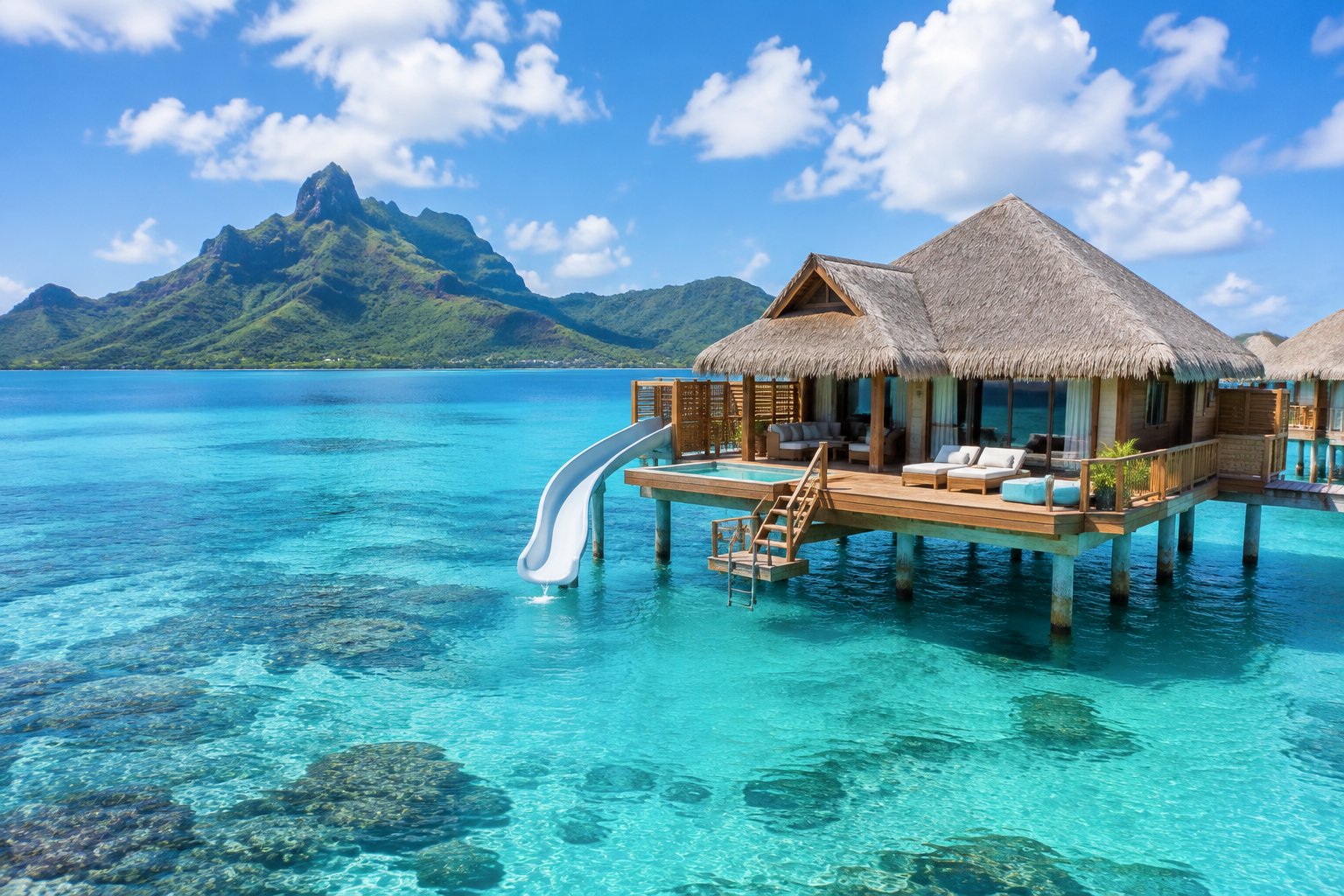 Bora Bora Overwater Bungalow With Slide: What to Know