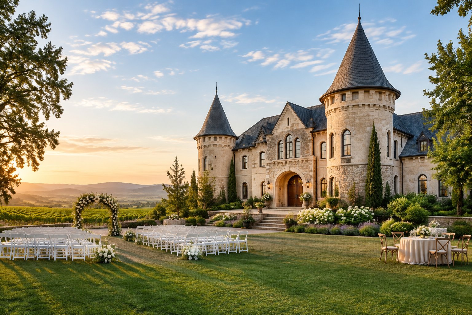 Castle Wedding Venues Yakima: Estate and Chateau Options
