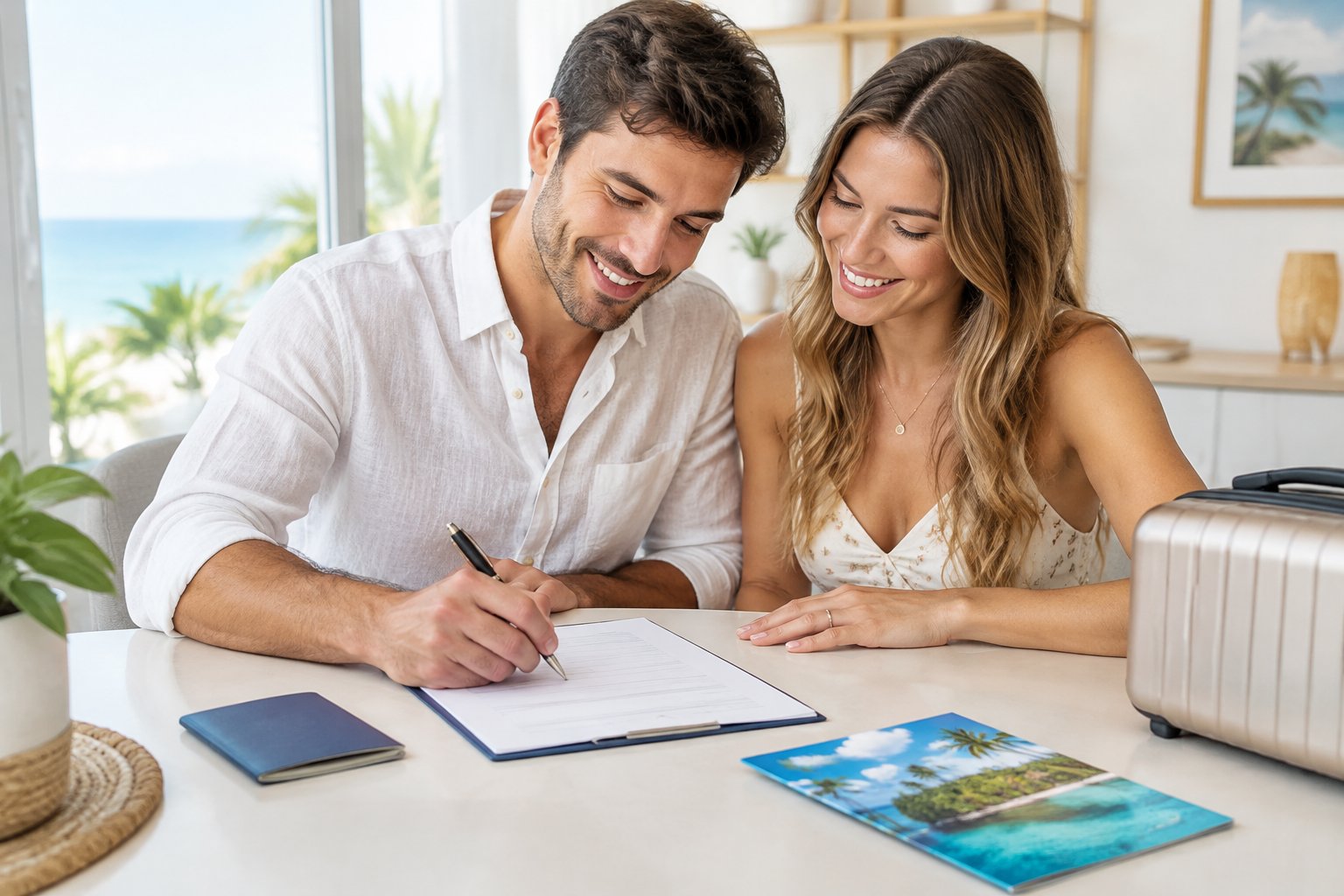 Honeymoon Packages You Have to Sign: Booking Paperwork