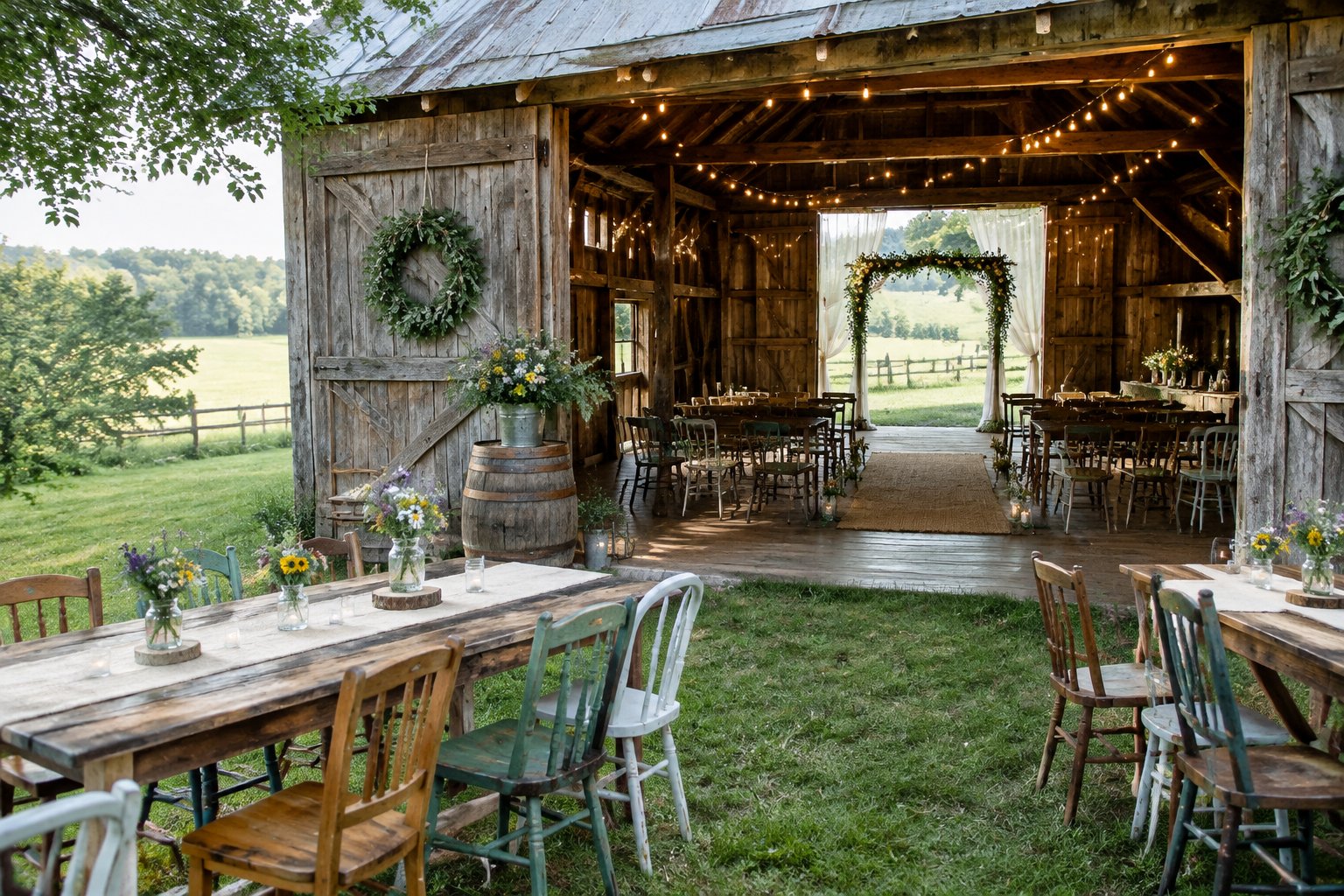 Inexpensive Rustic Wedding Venues for Every Budget