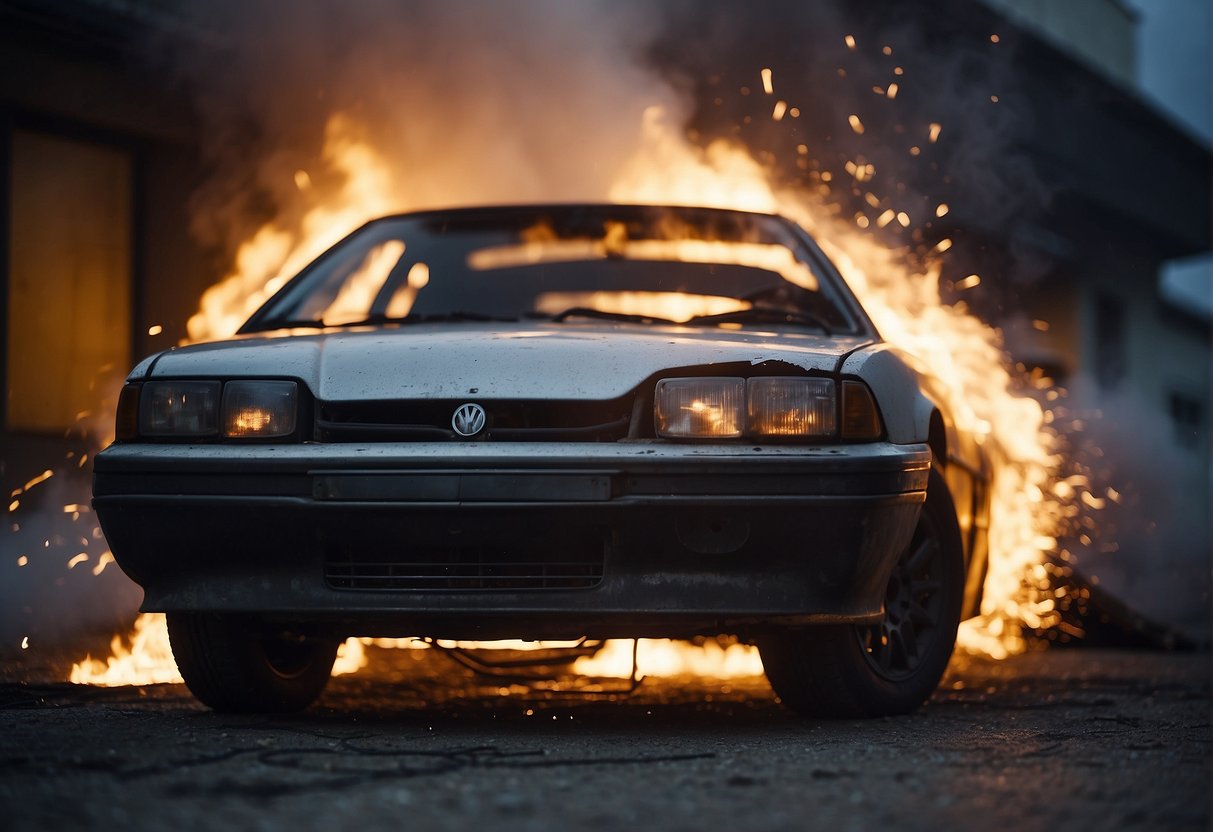 What Causes an Electrical Fire in an Automobile: Key Risk Factors Unveiled