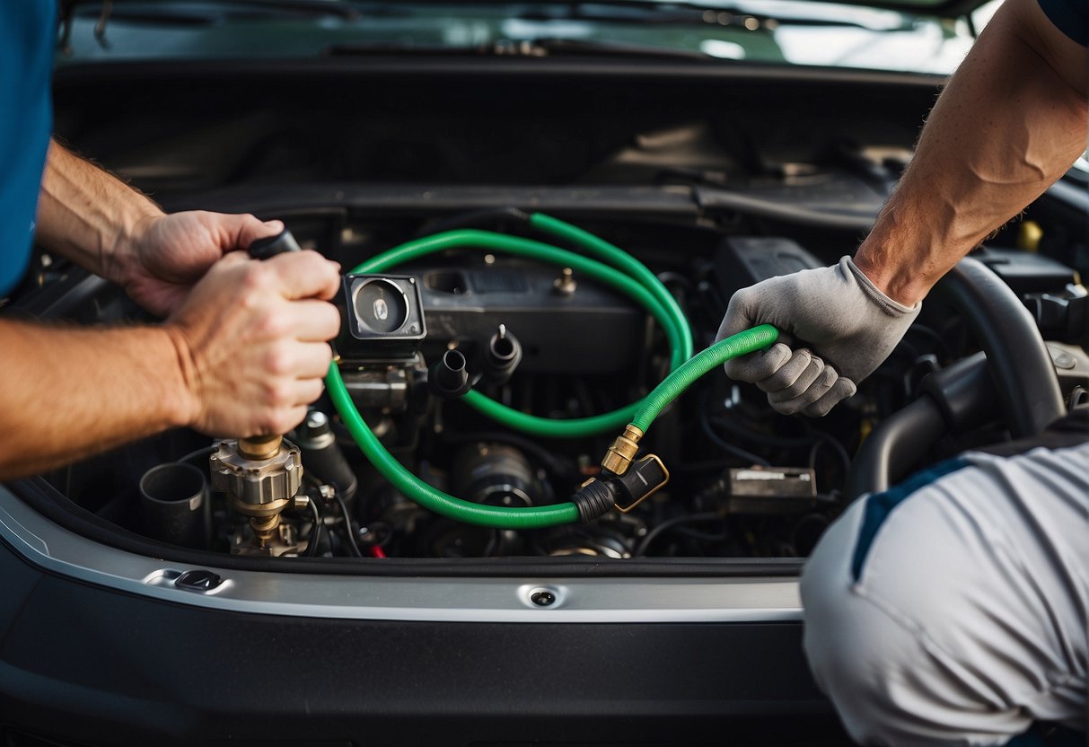 Ford Freestyle AC Recharge Port Location and Access Guide