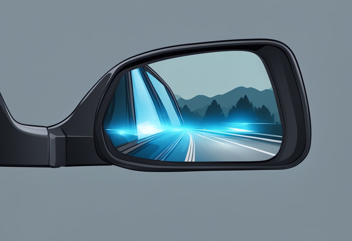 Blue Lights in Rear View Mirror: What Drivers Should Do Next