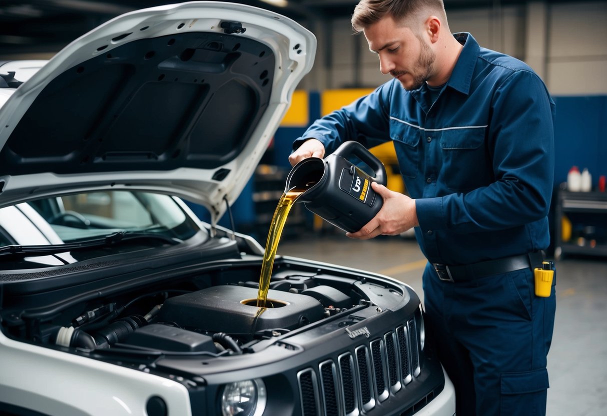 How Much Oil Does a Jeep Renegade Take: Essential Maintenance Guide