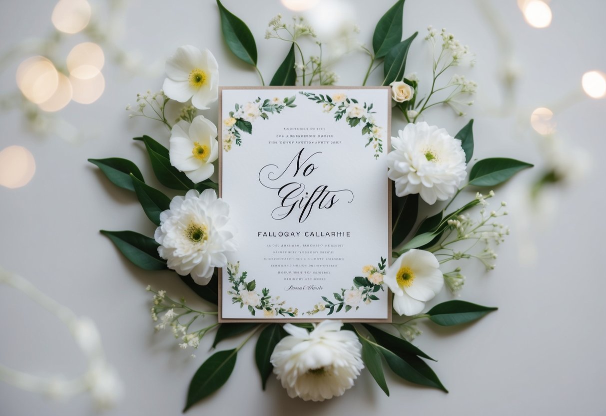 What to Do If a Wedding Invite Says No Gifts: Thoughtful Alternatives to Consider