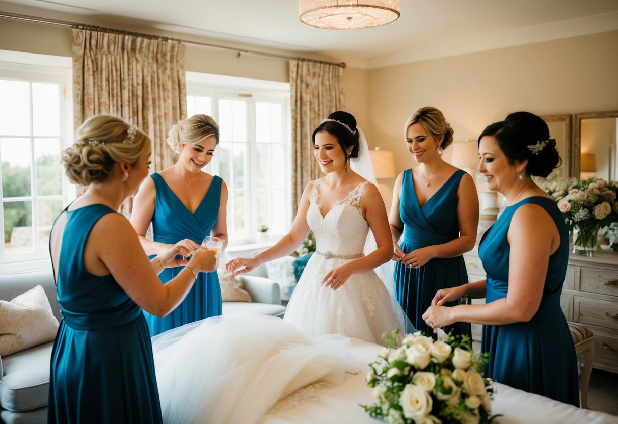 Does the Mother of the Bride Get Ready with the Bride and Bridesmaids? A Helpful Guide