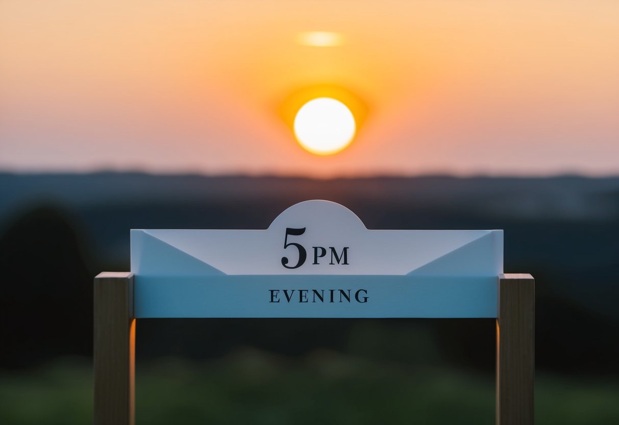 Is 5pm Evening or Afternoon for Wedding Invitations? Clarifying the Perfect Time for Your Guests