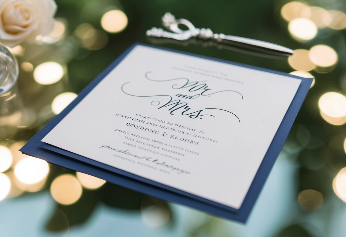 Does Mr or Mrs Go First on Wedding Invitation? A Clear Guide for Couples