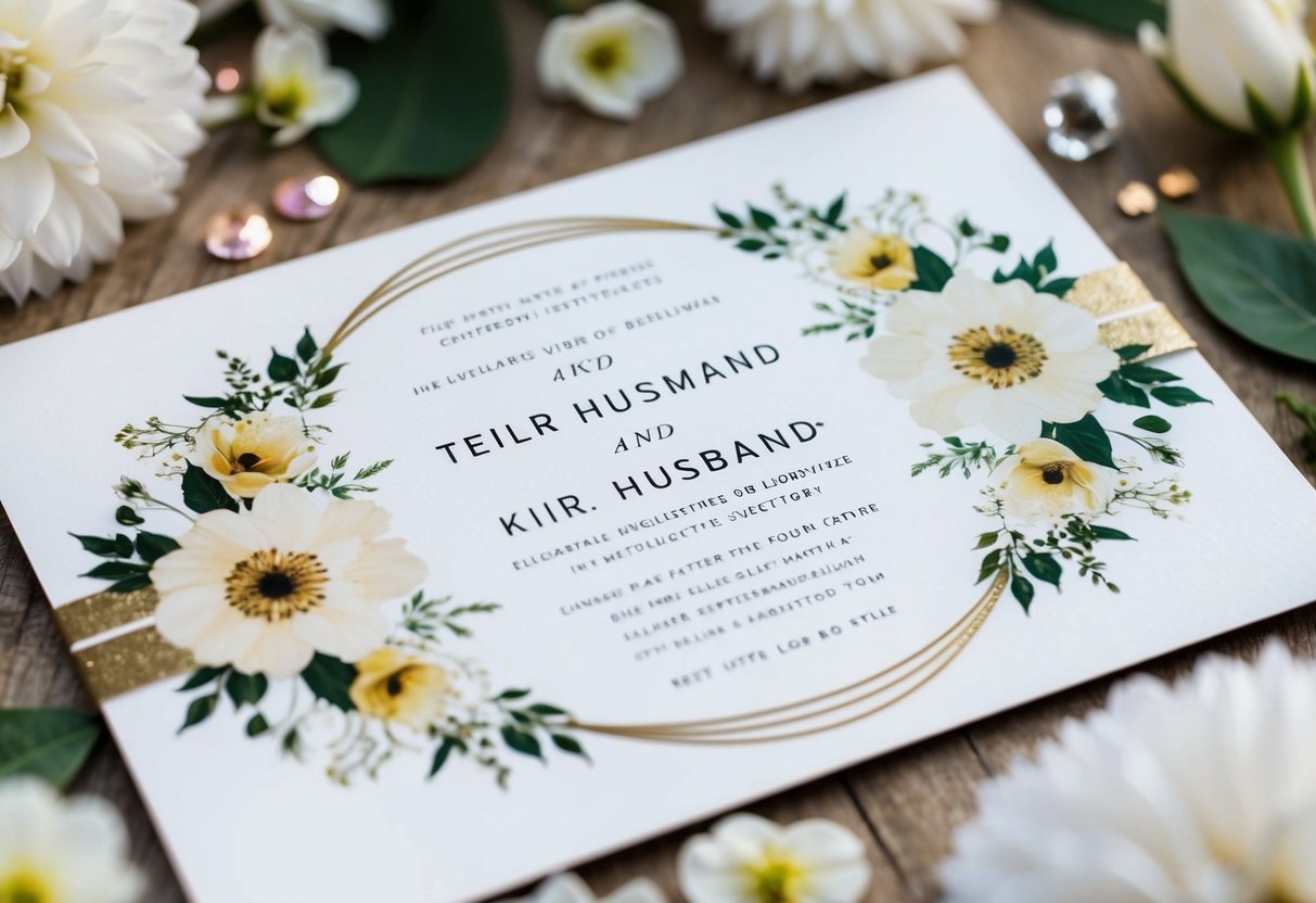 Whose Name Goes First, Husband or Wife on Wedding Invitations? A Simple Guide to Wedding Etiquette