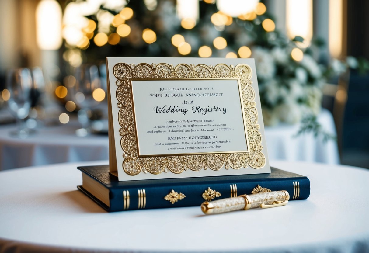 Do You Put a Registry on a Wedding Announcement? Tips for a Polite Invitation