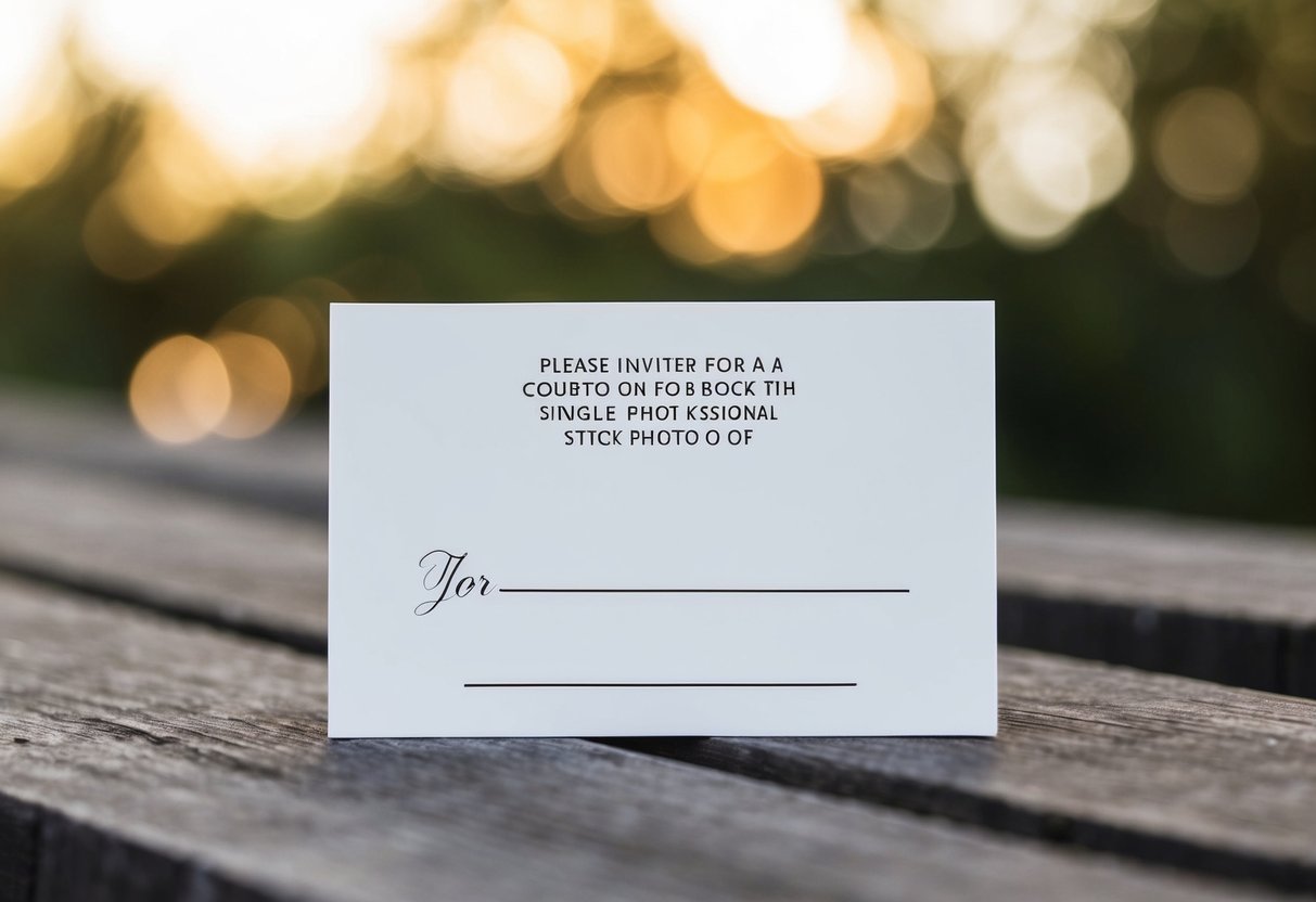 Is It Rude Not to Give a Plus One? Understanding Wedding Invite Etiquette
